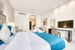 In-room safe, iron/ironing board, free WiFi, bed sheets