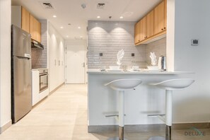 Kühlschrank, Mikrowelle, Ofen, Toaster