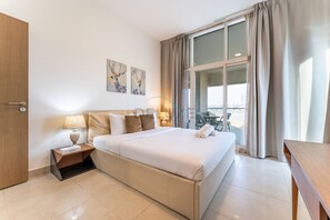 2 slaapkamers, een kluis op de kamer, een strijkplank/strijkijzer