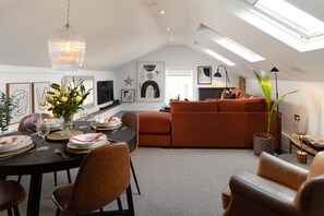 Luxe appartement, en-suite badkamer (The Workshop) | Lounge