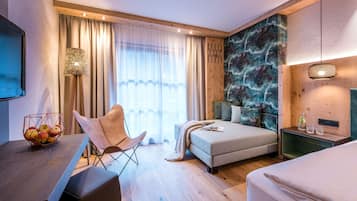 Chambre Double Deluxe, balcon | Vue de la chambre