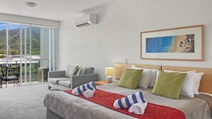 1 sovrum, internet och sängkläder