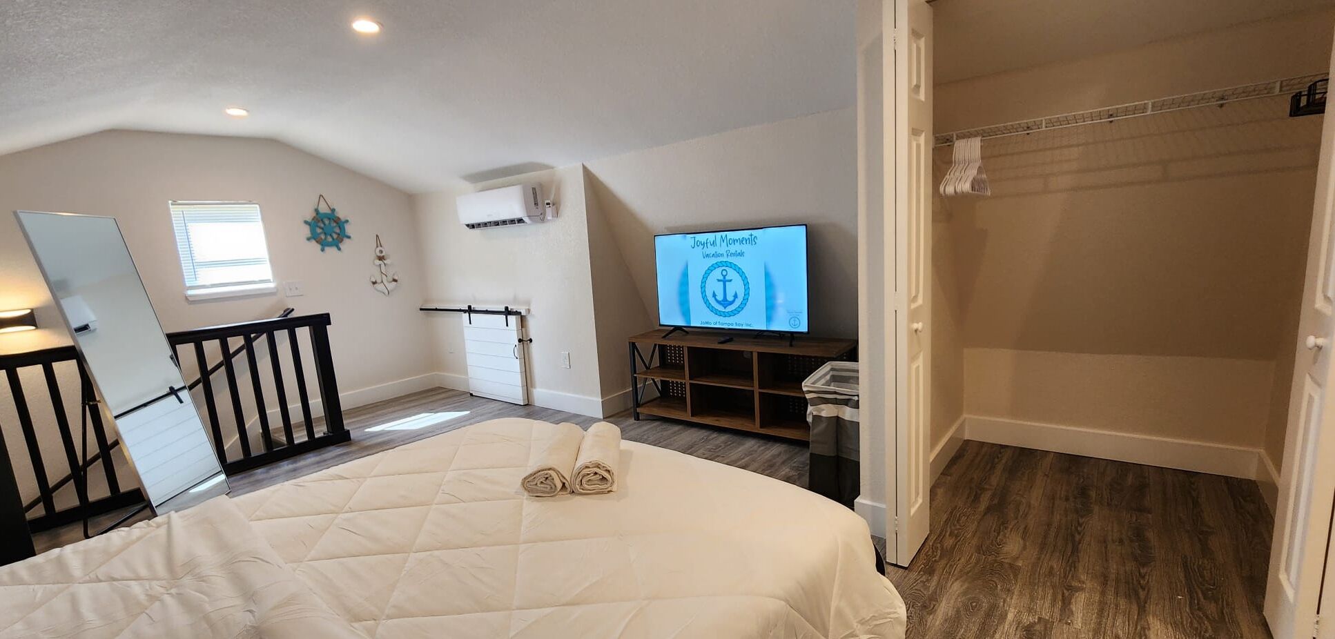 1 bedroom, iron/ironing board