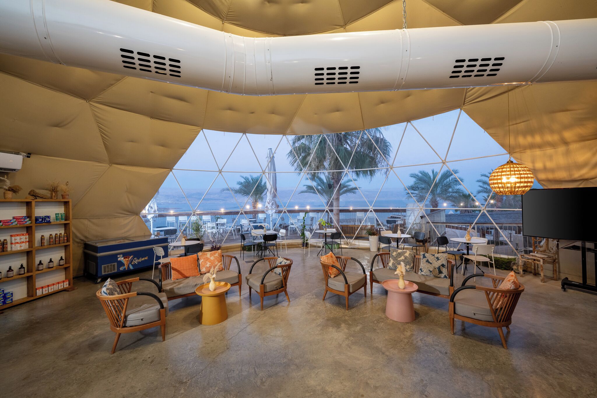 Sala de estar en el lobby