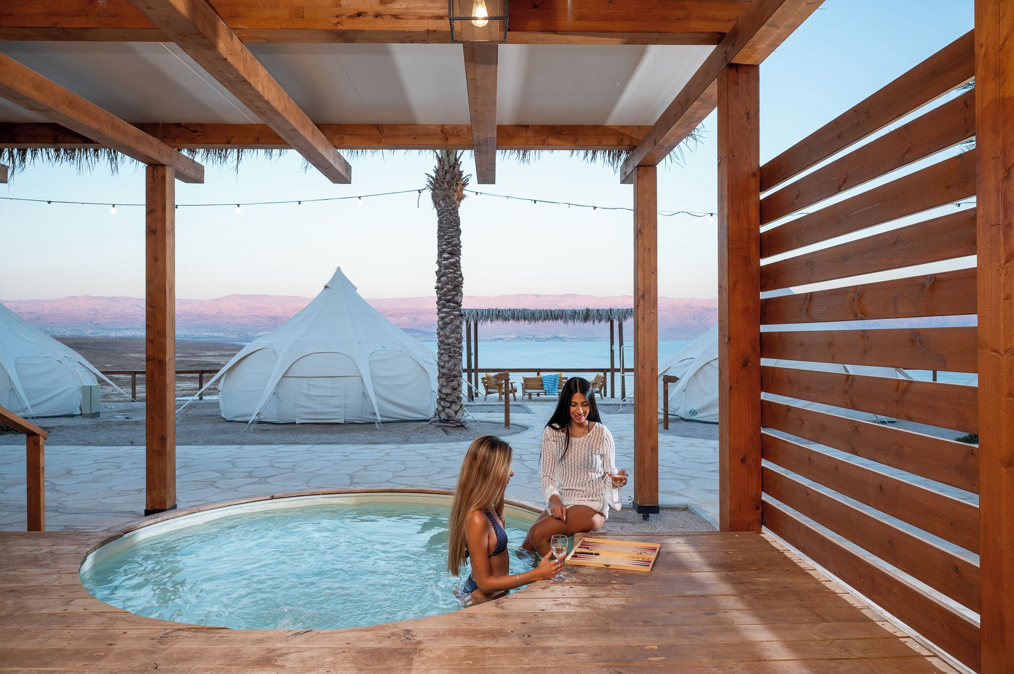 Tenda Romantica | Vasca idromassaggio