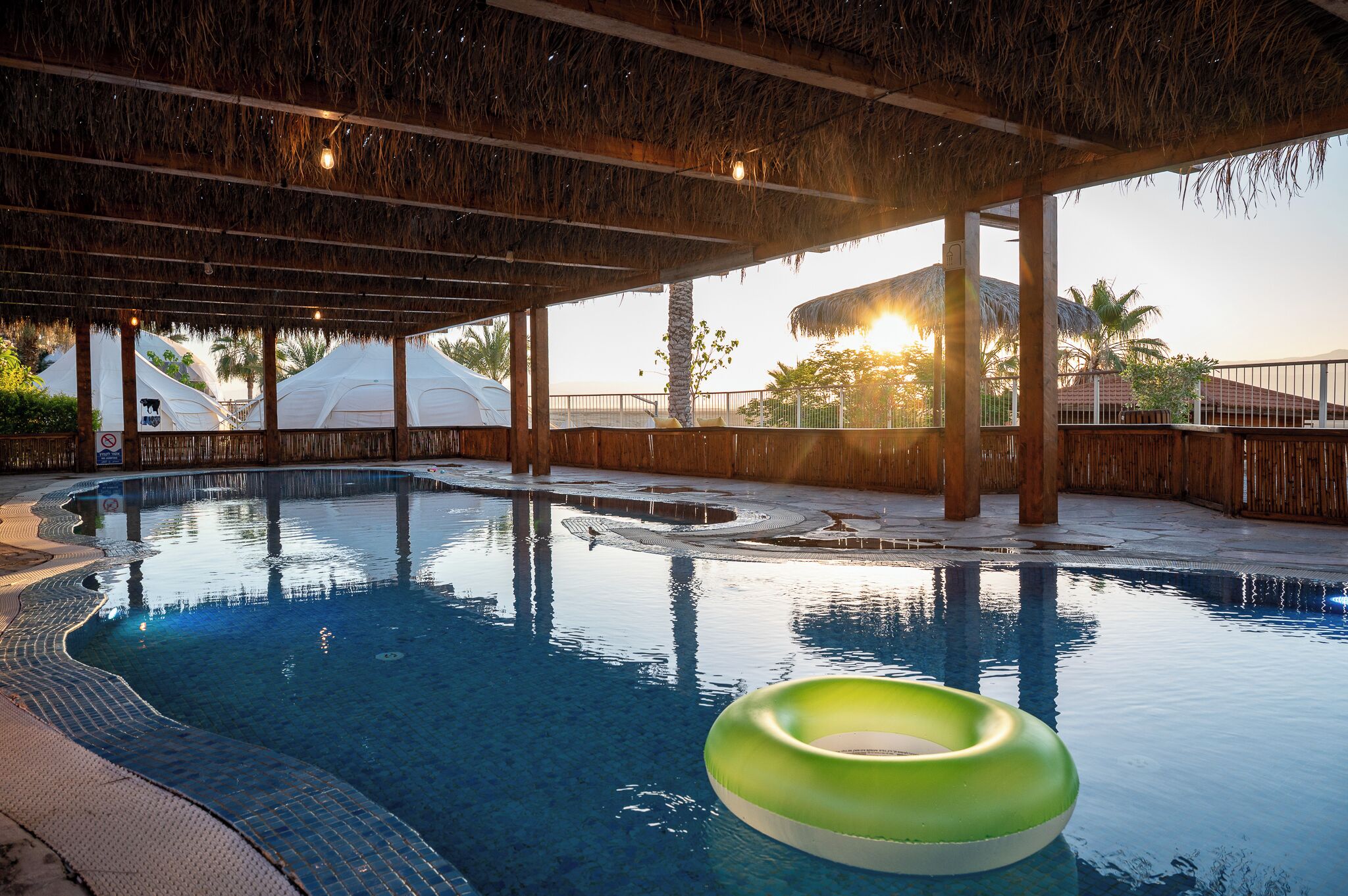 3 indoor pools, pool umbrellas, pool loungers