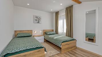 1 soverom og sengetøy