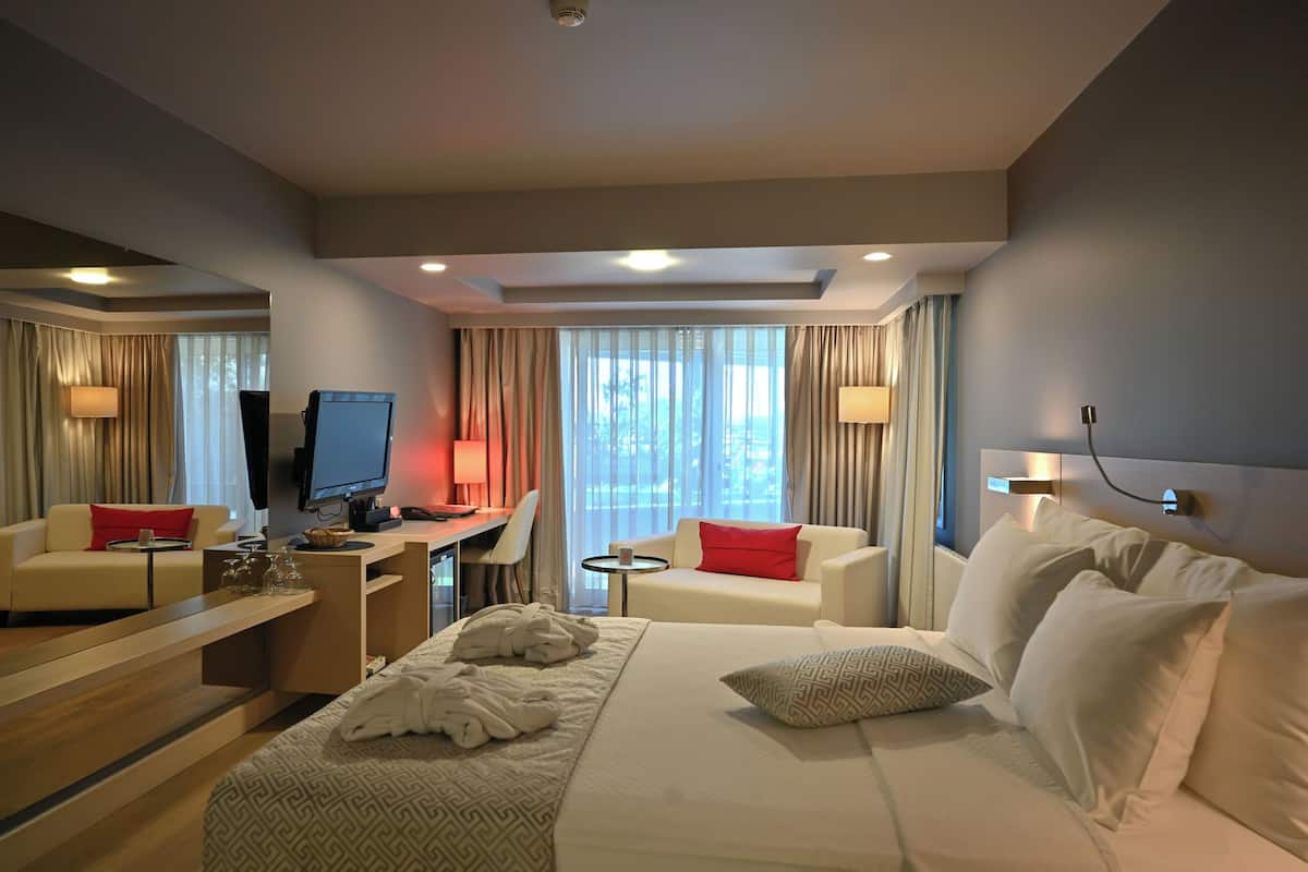Exclusive Room | Egyptian cotton sheets, premium bedding, down comforters, minibar
