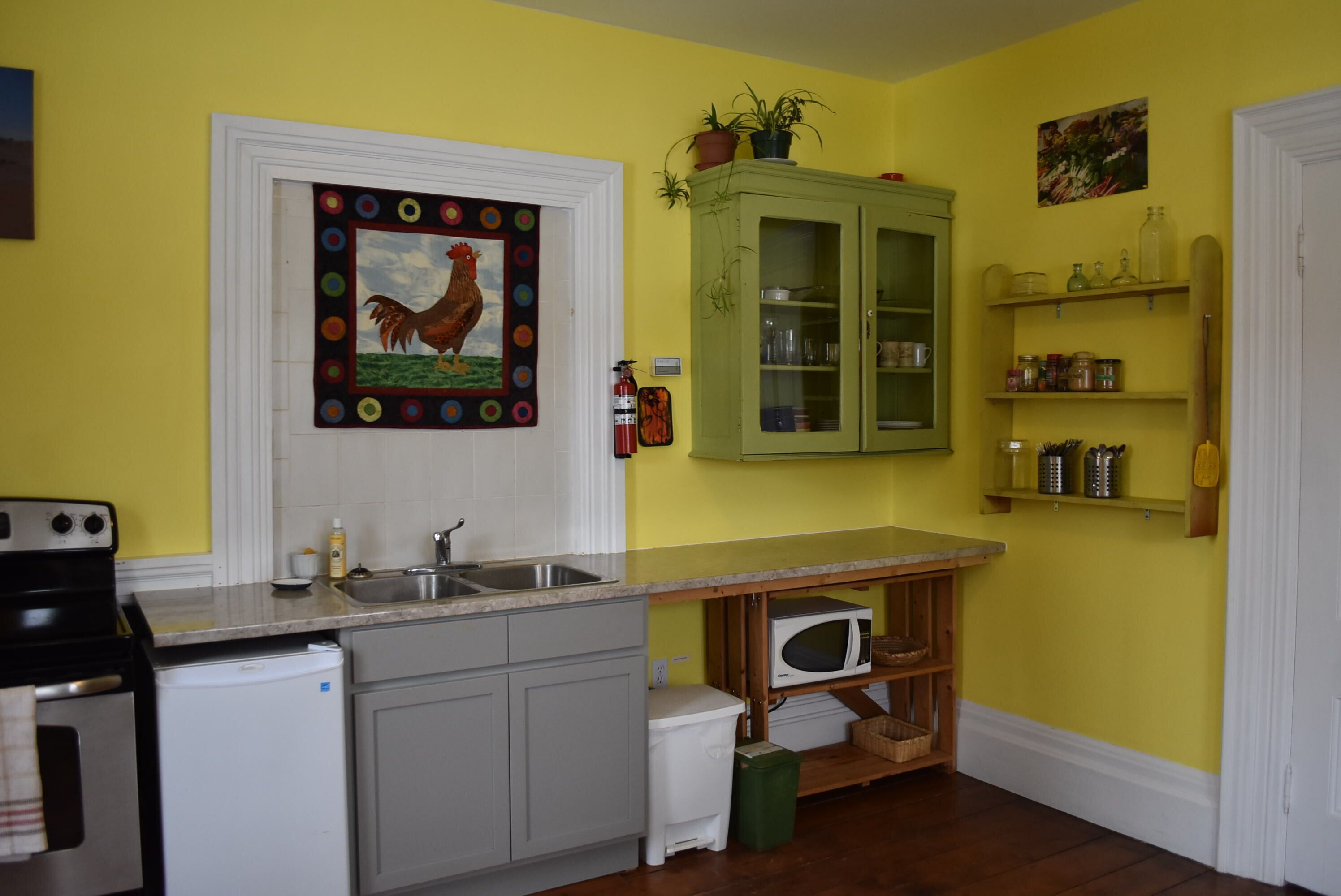 Historic farmhouse on organic veggie farm on the Bay of Fundy