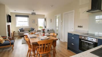 Fridge, dishwasher, electric kettle, toaster