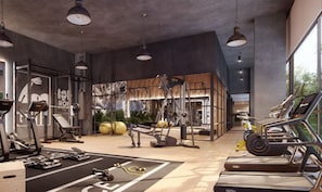 Fitnessbereich