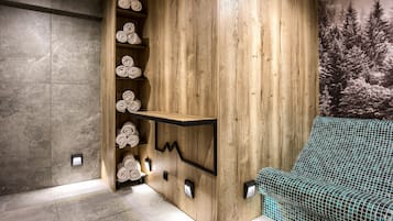 Sauna, massages