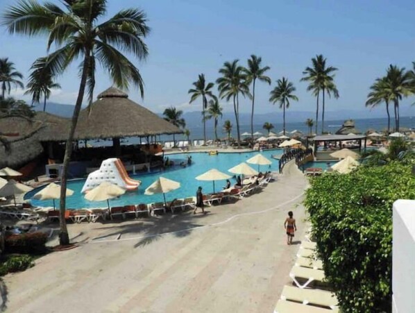 Pool - Amazing ocean view Condo! Just fully remodeled! Just steps from the beach! (Puerto Vallarta)