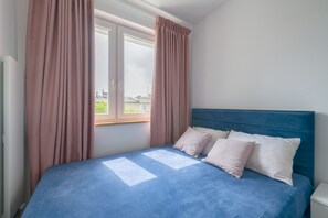 Individually decorated, individually furnished, blackout curtains