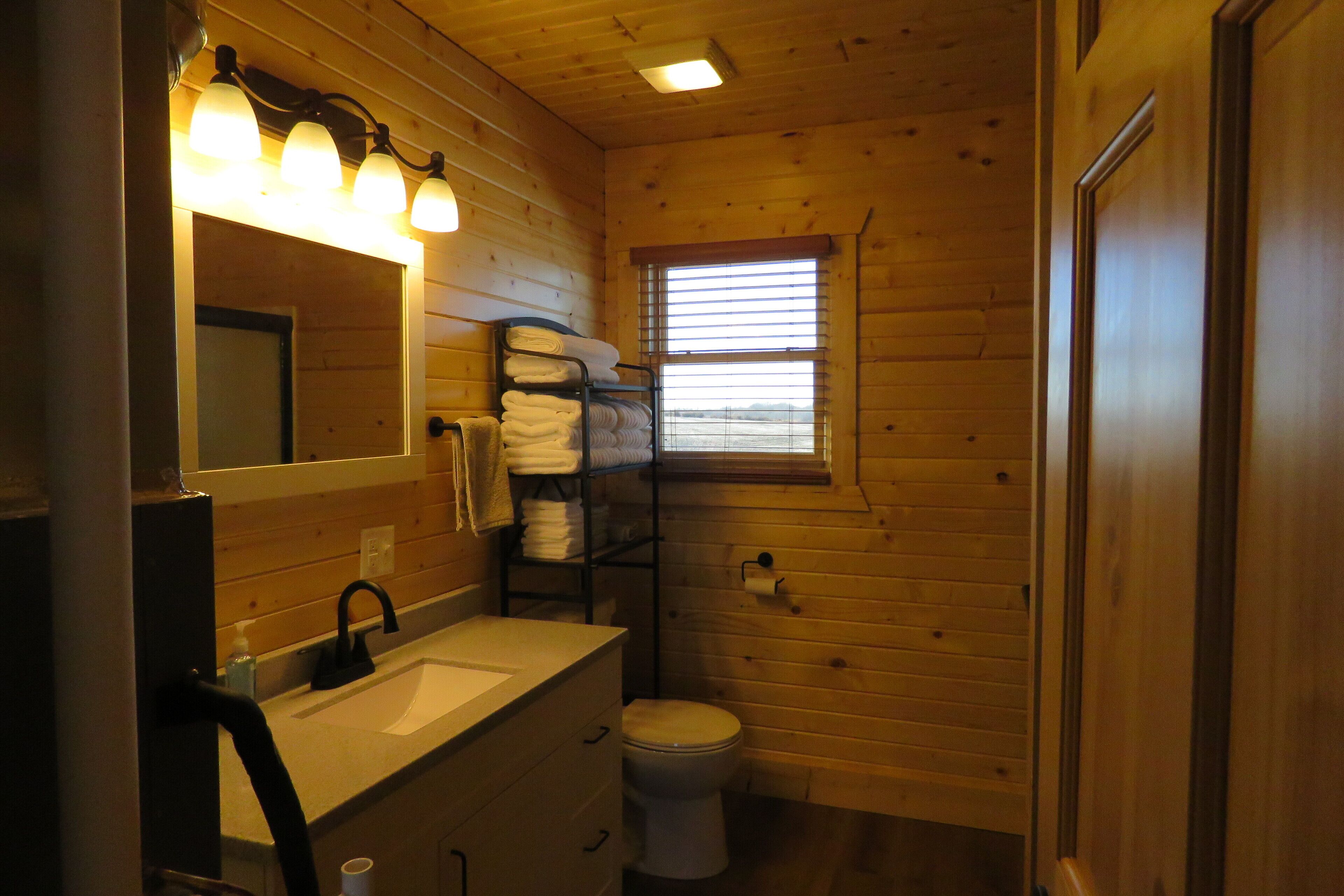 Secluded cabin in the country