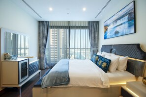 3 bedrooms, iron/ironing board, free WiFi, bed sheets - 3 Bedroom Beautiful Home with Awesome View in Iris Blue Dubai Marina (Dubai)