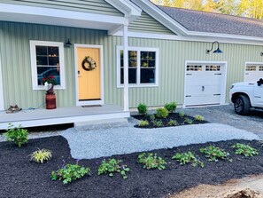 Exterior detail - Shipbuilder's Retreat, Unit 2, Sleeps 6, 5 minutes to Harbor (East Boothbay)