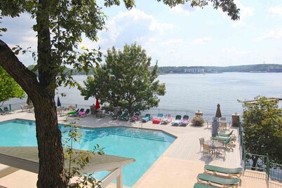 FANTASTIC MAIN CHANNEL VIEW from Renovated Waterfront 3BR/2BA Top Floor Condo