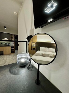 Suite Studio Luxe, bain à remous, rez-de-chaussée
