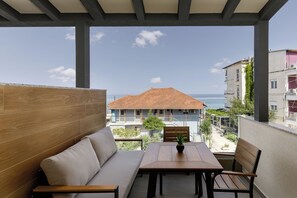 Deluxe Studio Suite, Sea View | Balcony - Costa De Luxe Suites (Dio-Olympos)