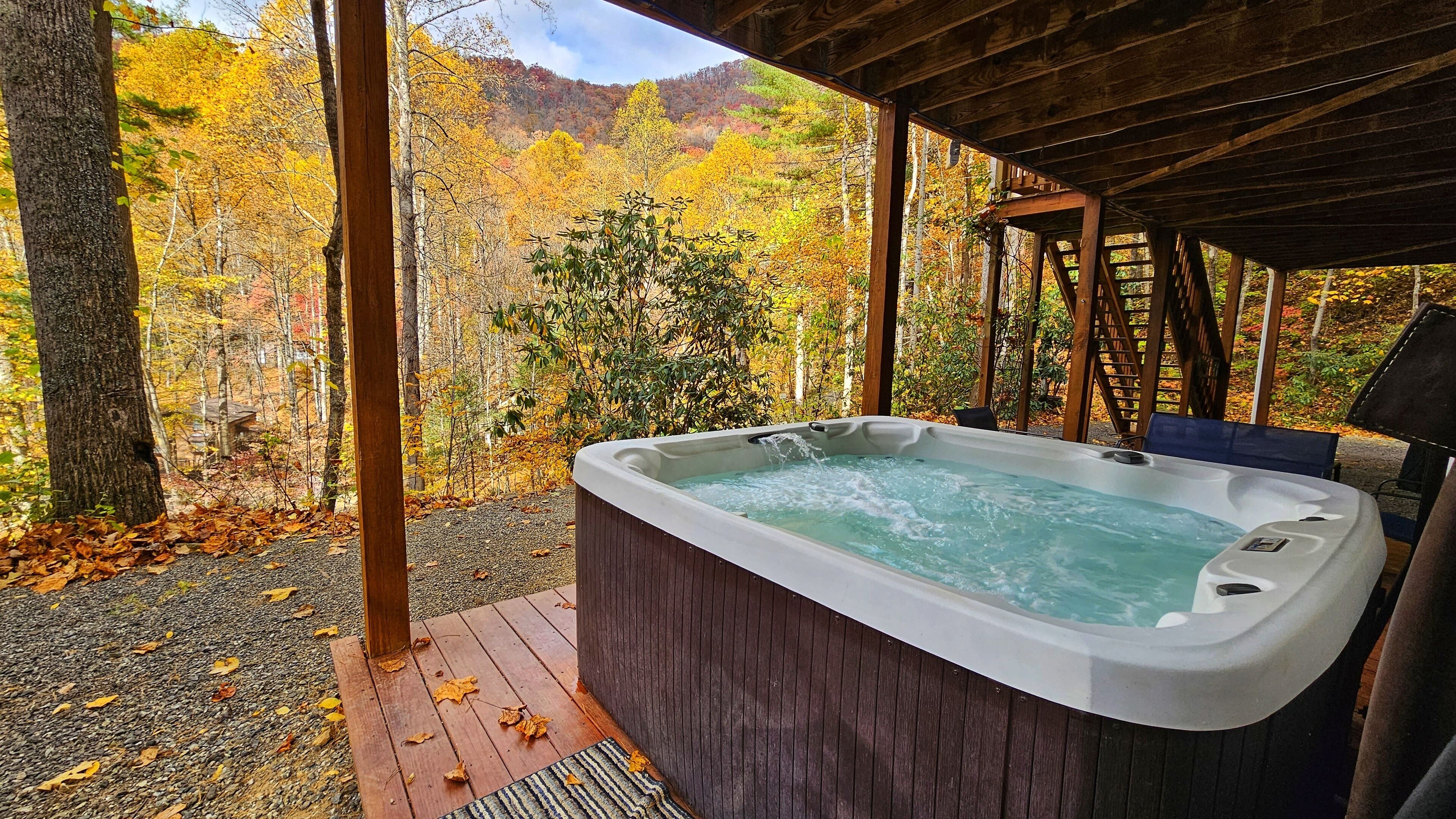 Hot Tub area. 