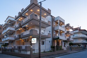 Fassade der Unterkunft