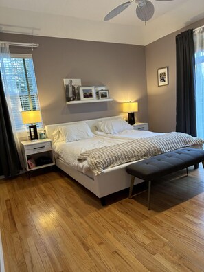 4 dormitorios, tabla de planchar con plancha, wifi y ropa de cama