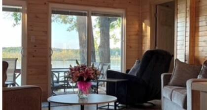 Wabasis Lake, cosy, 2 br, lake view, beautiful