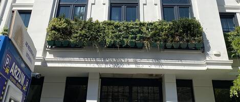 Overnatningsstedets facade