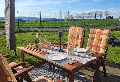 Vacation apartment on the edge of the forest with fantastic views