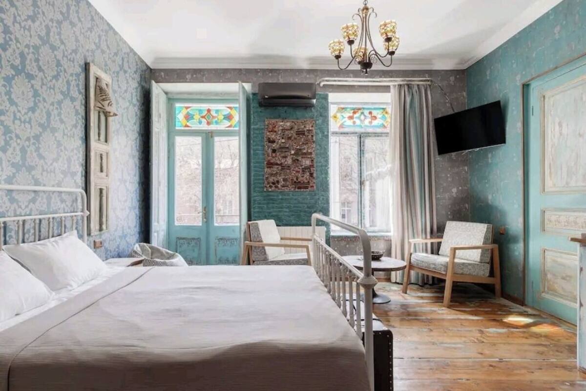 Chambre Signature double | Literie de qualité, lit avec matelas Select Comfort, bureau