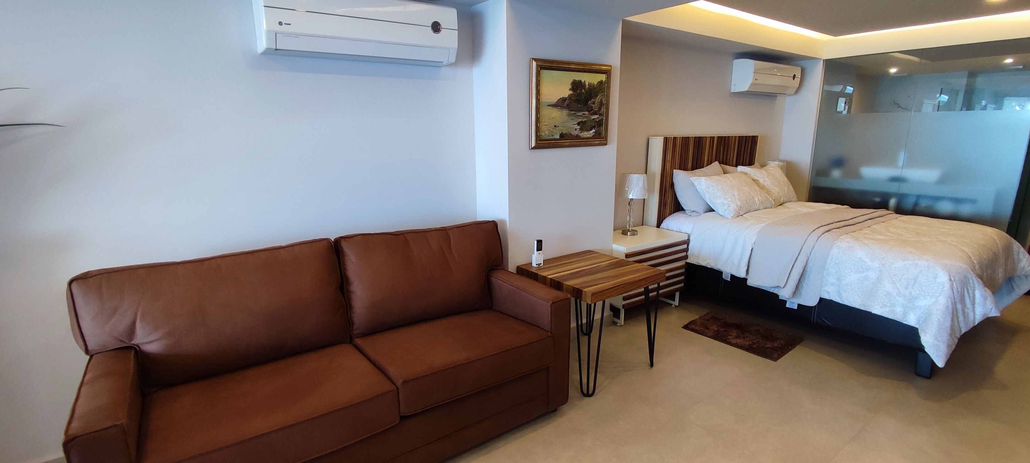 Comfortable studio with a great view.