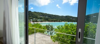"Stunning Ocean & Beach Views!" Waterfront Property on Morne Rouge Bay. 