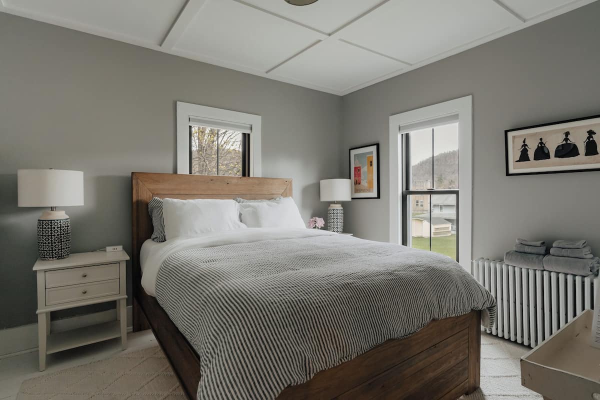 Comfort Room | Premium bedding, down comforters, memory foam beds, blackout drapes