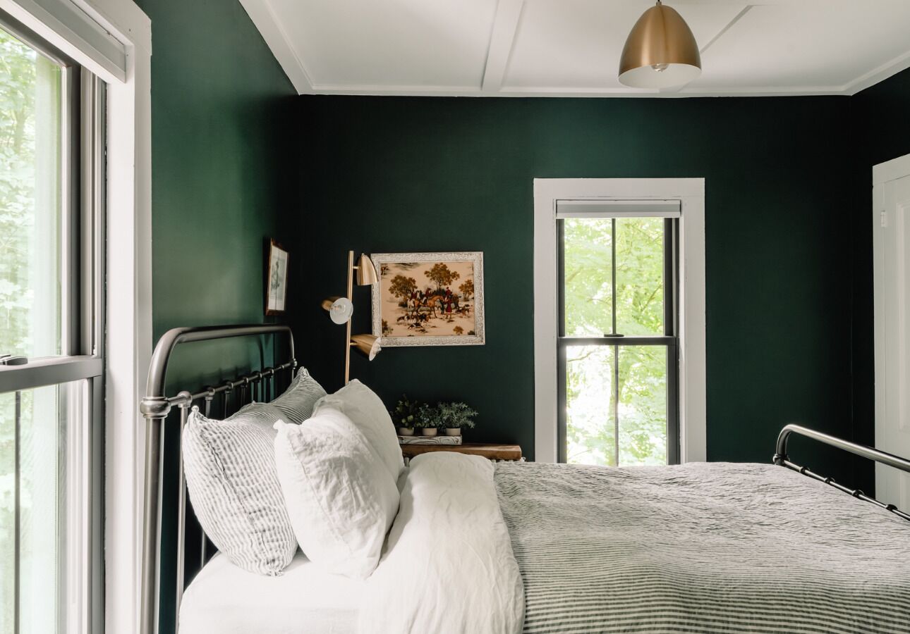 Phòng phong cách cổ điển | Bộ đồ giường cao cấp, chăn bông, nệm cao su hoạt tính (memory foam) 