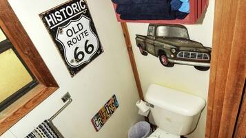 Een douche, handdoeken