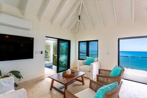 50-inch Smart TV with cable channels, TV, printers - M&M Cooper Bay - The Cooper Bay Villas (Road Town)