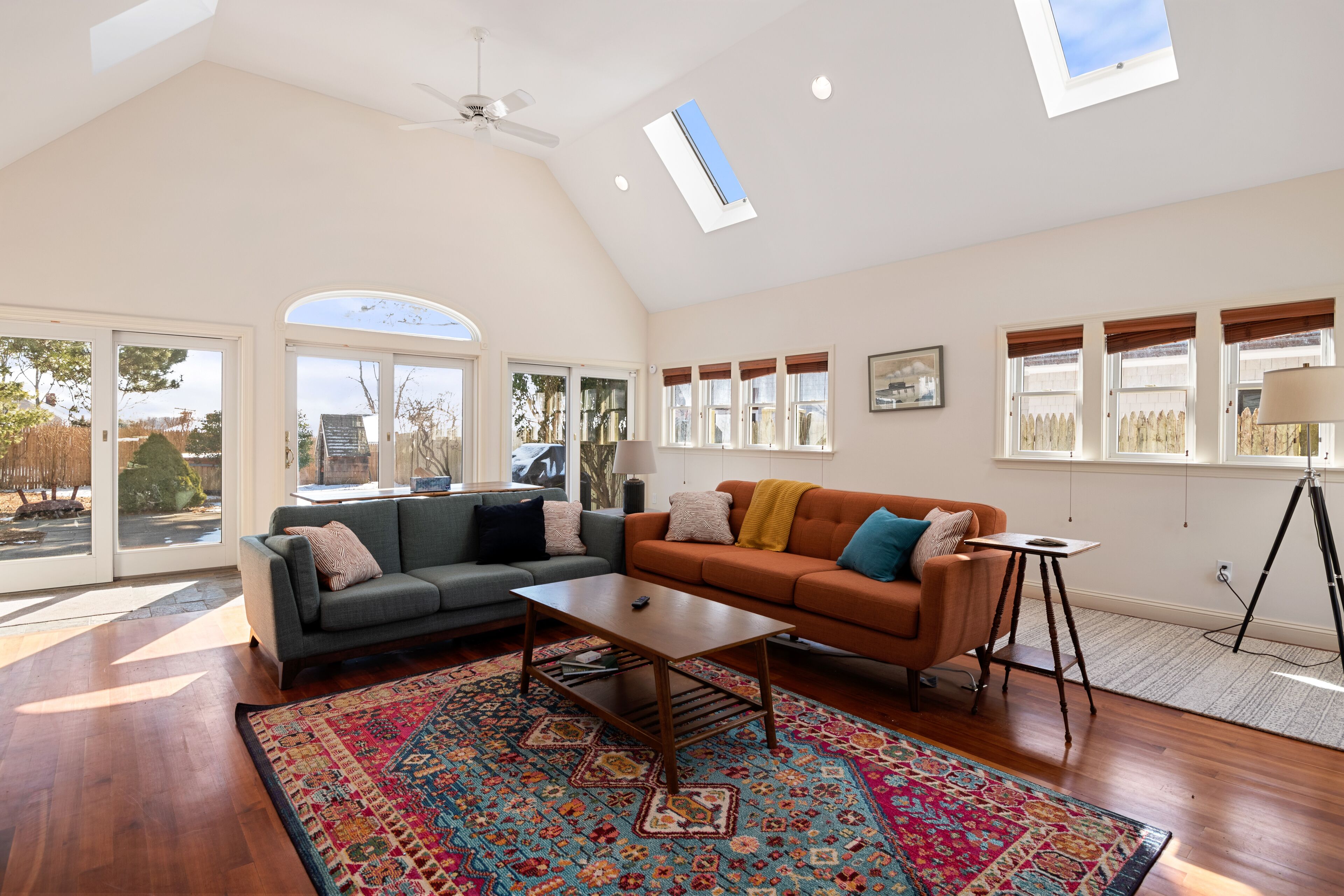 Winter home near the beach with fenced yard, patio & firepit