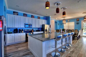 하우스, 앙스위트, 정원 전망 | 전용 주방 | 대용량 냉장고, 전자레인지, 오븐, 쿡탑