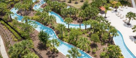 Maison, salle de bains attenante, vue jardin | Vue sur le complexe touristique