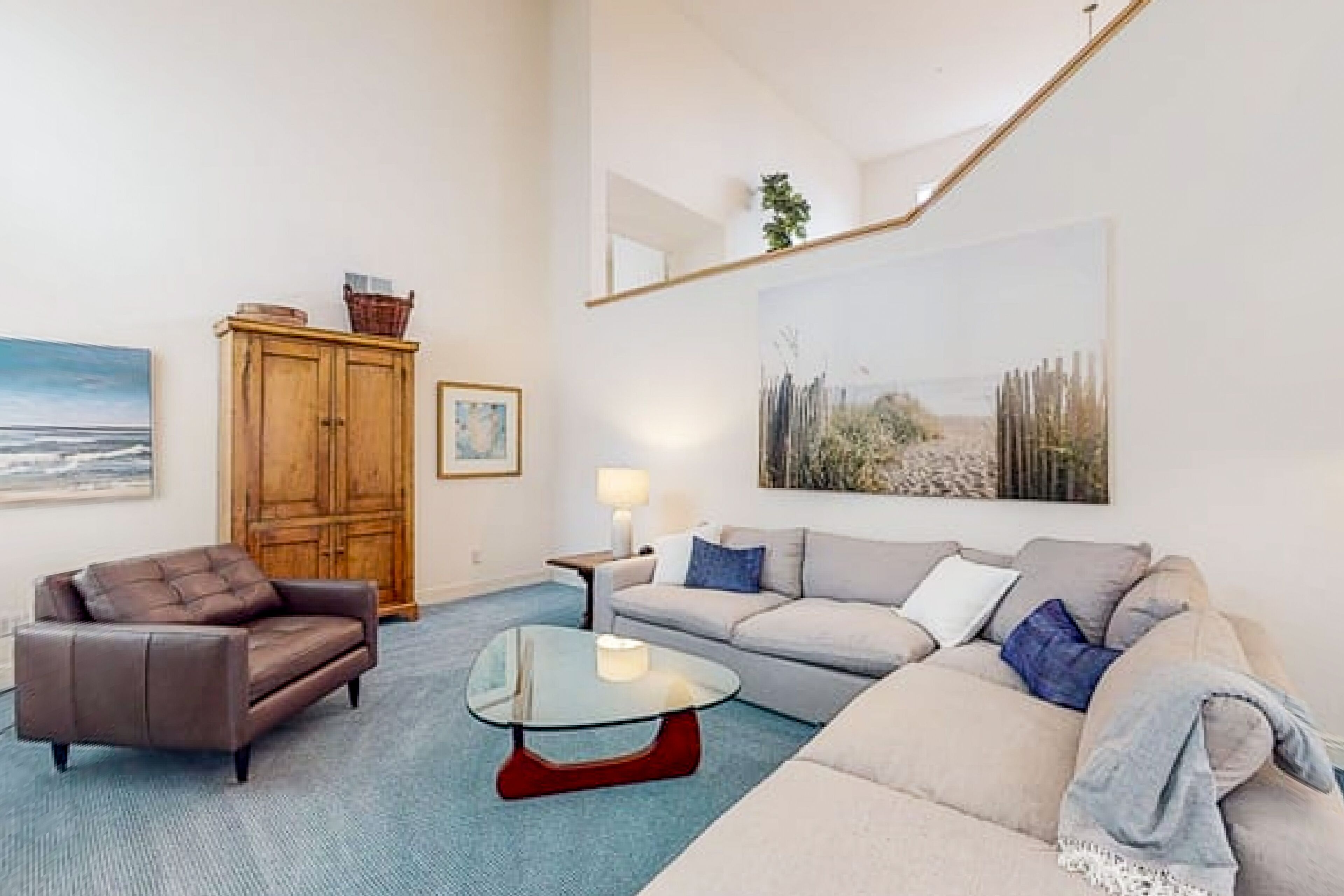 Dog-friendly home near the beach with a pool, enclosed yard, fireplaces, & W/D