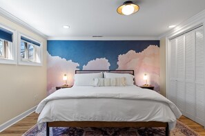 1 chambre, bureau, Wi-Fi, draps fournis