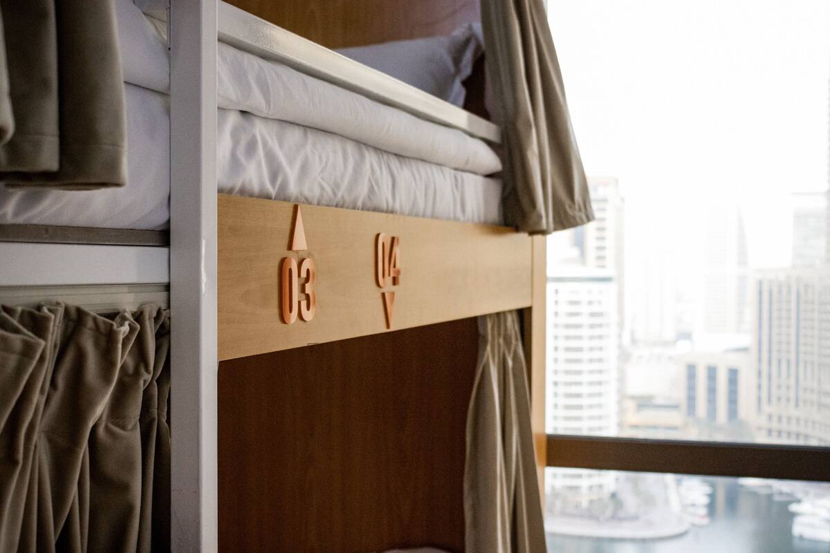 Standard Shared Dormitory, Mixed Dorm | Premium bedding, laptop workspace, WiFi (free)