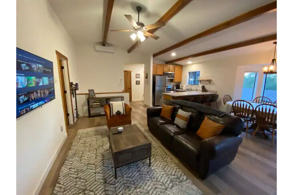 2 story tree level living, en route to Yosemite