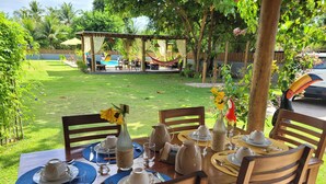 Breakfast area - Pousada Vila Sol Chalés (Porto de Pedras)