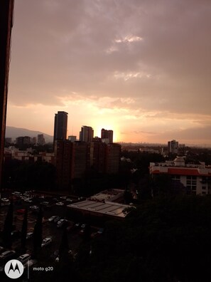 Blick von der Unterkunft