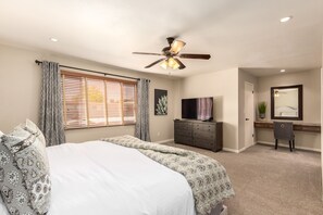 2 soverom, strykejern/-brett, reiseseng for barn og wi-fi (inkludert)