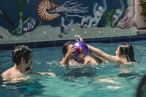 Outdoor pool, open 8:30 AM to 9:00 PM, pool loungers