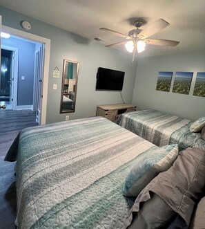 2 bedrooms, iron/ironing board, travel crib, free WiFi