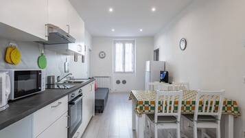 Microonde, forno, piano cottura, lavastoviglie